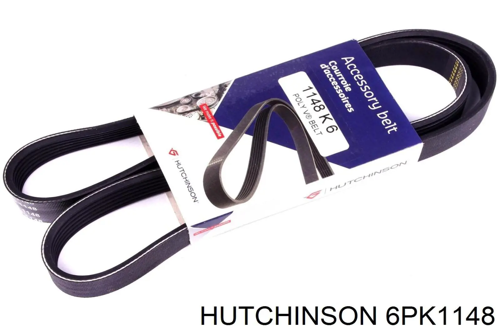 6PK1148 Hutchinson correa trapezoidal