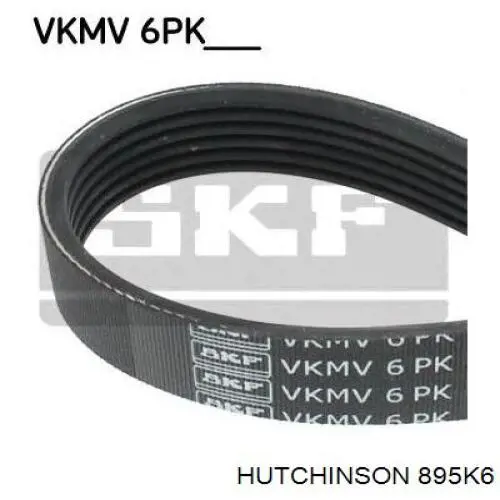 Correa de transmisión trapezoidal Hutchinson 895K6 precio, desde 11,42 EUR