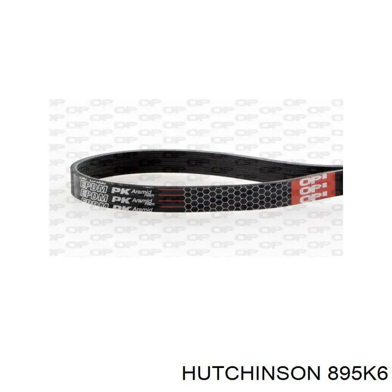 Correa de alternador 895K6 Hutchinson