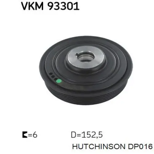 DP016 Hutchinson Dámper