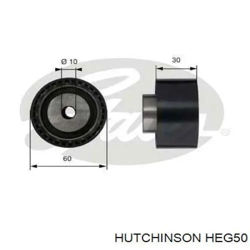 HEG50 Hutchinson rodillo intermedio de correa dentada