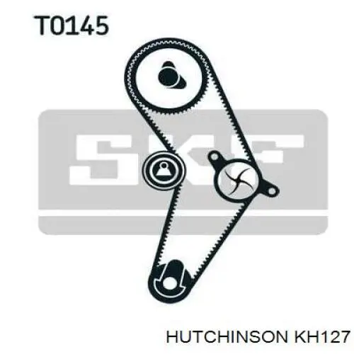 Juego de correas dentadas Hutchinson KH127 precio, desde 54,16 EUR