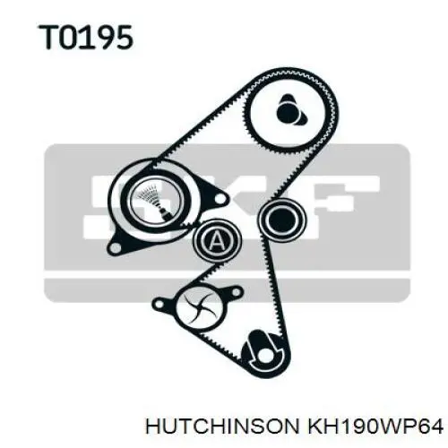 Kit correa de distribución Peugeot Partner 1 5F