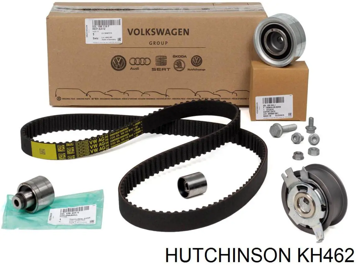 KH 462 Hutchinson kit de correa de distribución