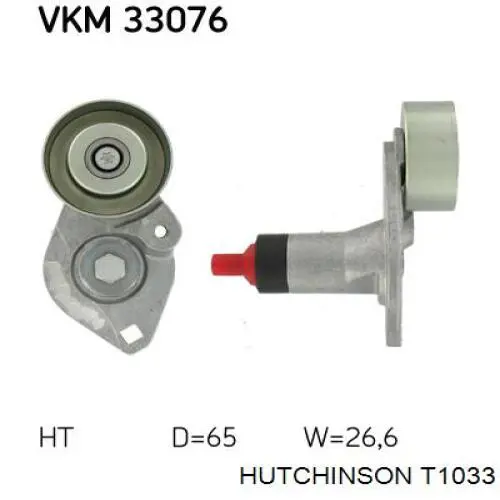 9635966680 Renault (RVI) Tensor de correa de alternador