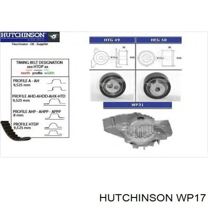 Bombeadora de agua Hutchinson WP17 precio, desde 24,87 EUR