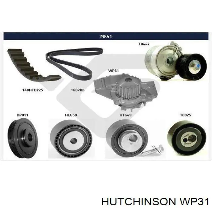Bomba de agua Peugeot 406 8B