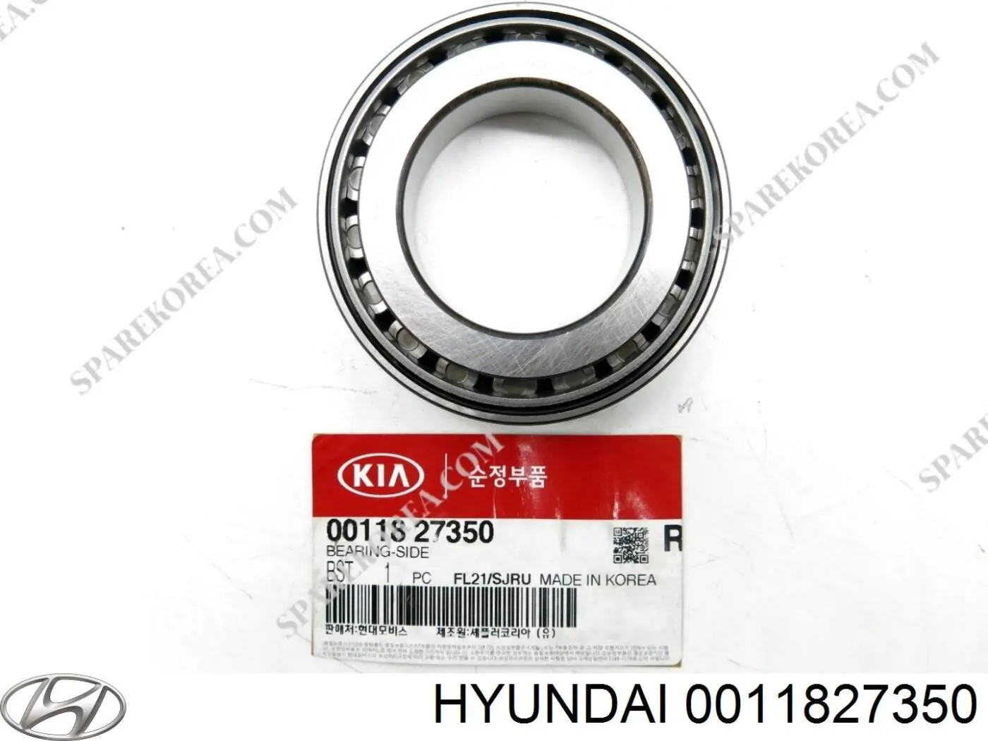 Cojinete de diferencial, eje trasero HYUNDAI 0011827350