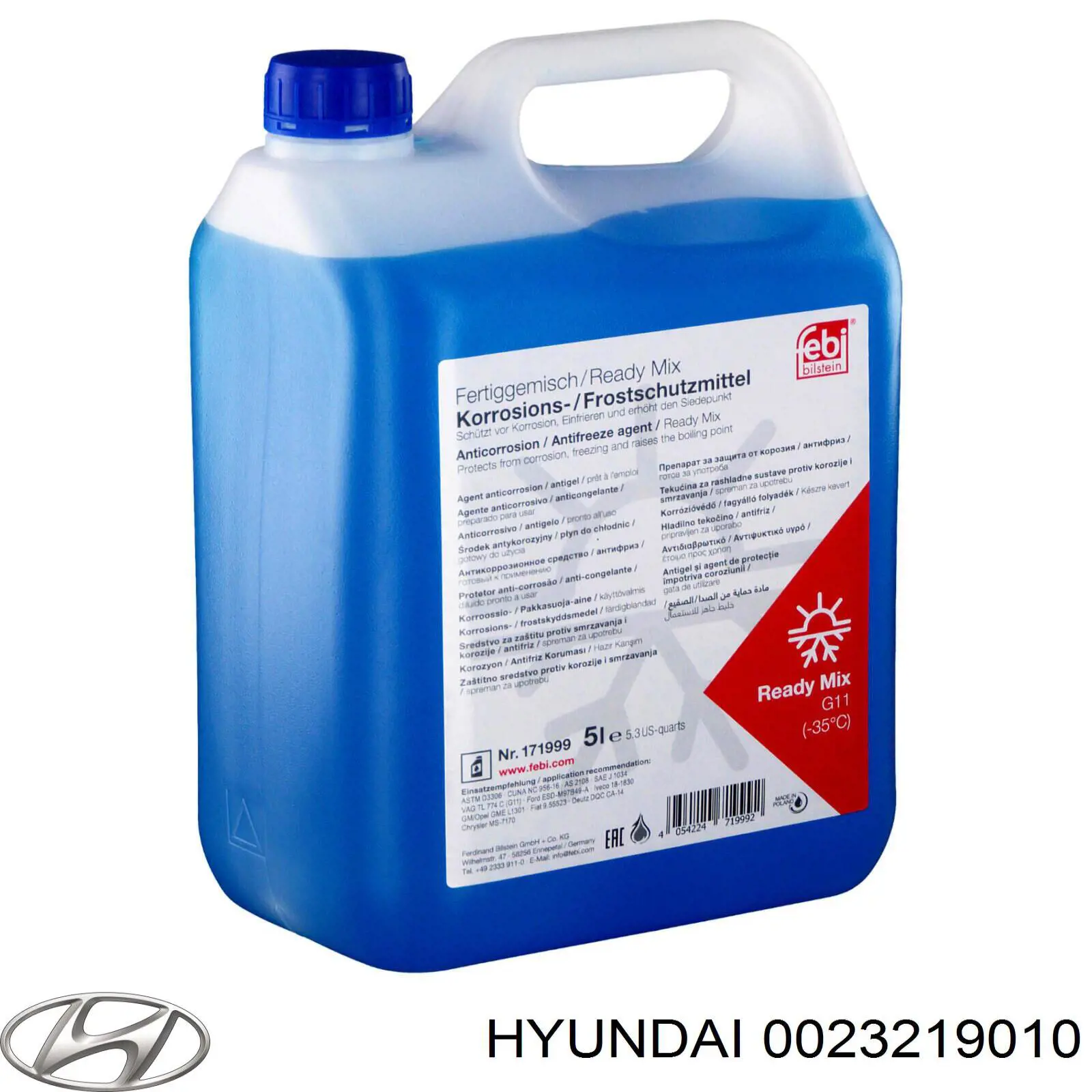 Antifreeze (Coolant) Hyundai/Kia 0023219010 precio, desde 11,54 EUR