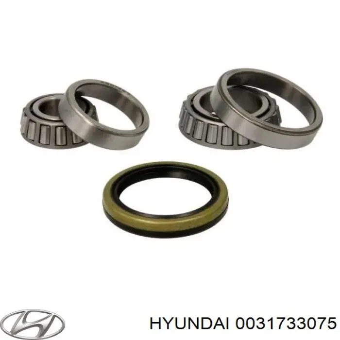 Cojinete exterior de rueda trasera 0031733075 Hyundai/Kia