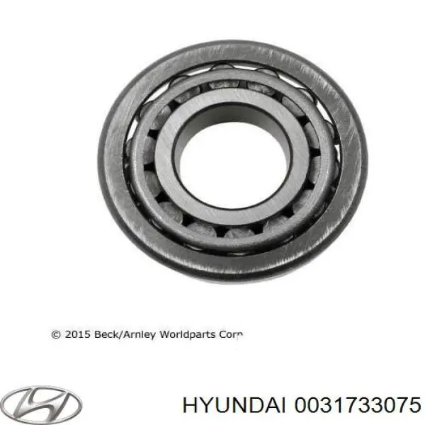 0031733075 Hyundai/Kia cojinete de rueda trasero exterior