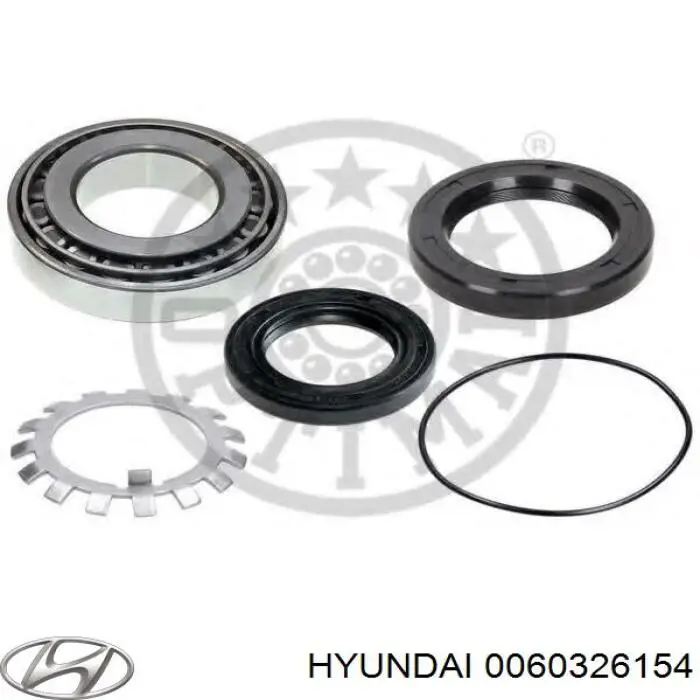 OO60326154 Hyundai/Kia anillo retén de semieje, eje trasero, interior