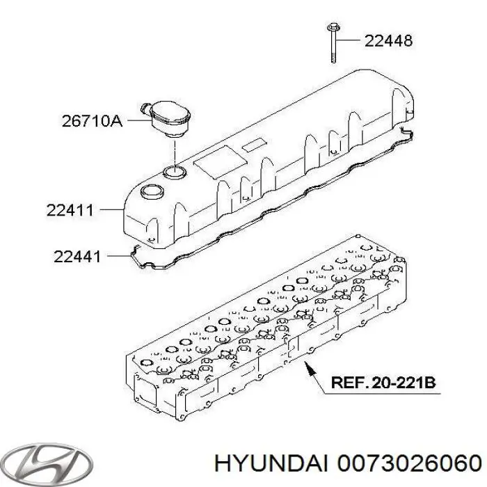 Comprar 0073026060 Hyundai/Kia Respiradero del cárter del eje trasero