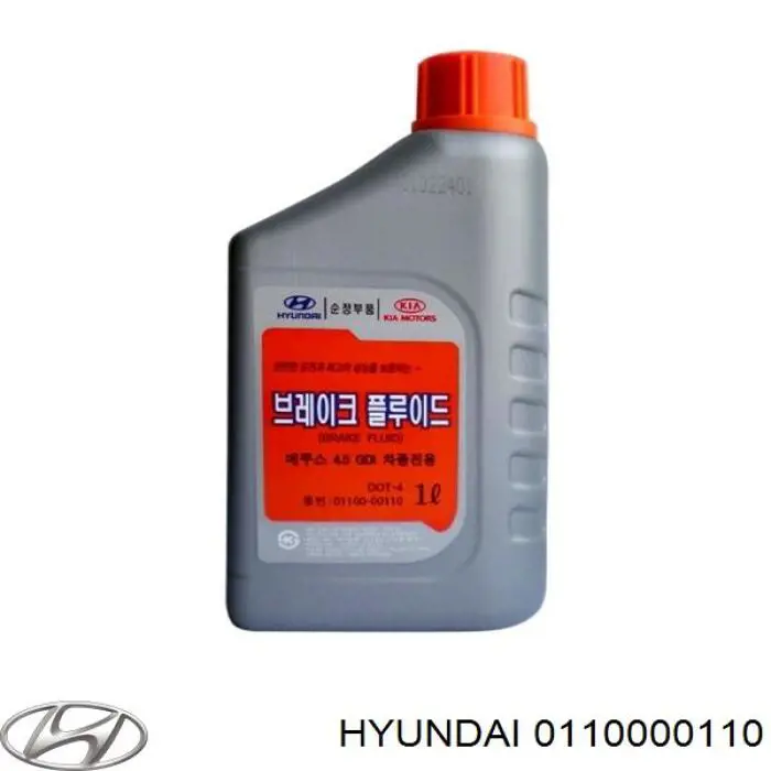 Líquido de freno Hyundai/Kia BRAKE FLUID 1 L DOT 4 (0110000110)