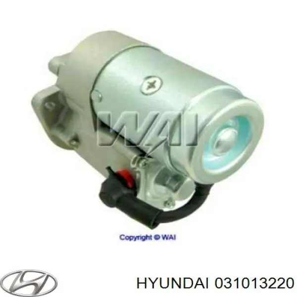 03101-3220 Hyundai/Kia motor de arranque