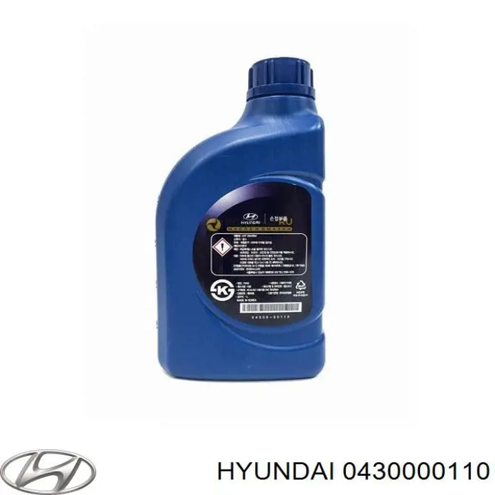 Hyundai/Kia MTF Semi sintetico 75W-85 GL-4 1 L Aceite transmisión (0430000110)
