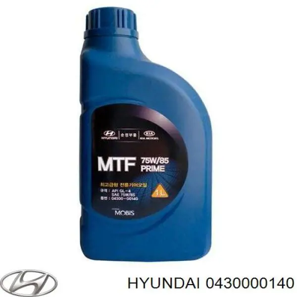 Hyundai/Kia MTF PRIME Semi sintetico 75W-85 GL-4 1 L Aceite transmisión (0430000140)