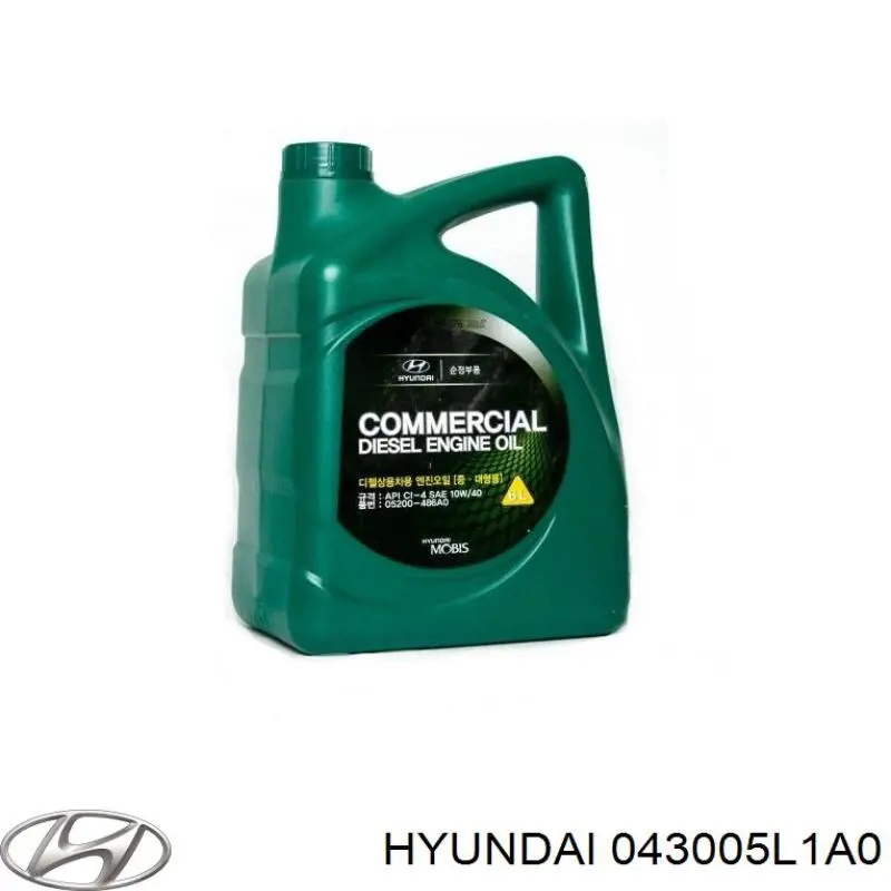 Hyundai/Kia Gear Oil Sintético 75W-90 GL-3|GL-4 Aceite transmisión (043005L1A0)