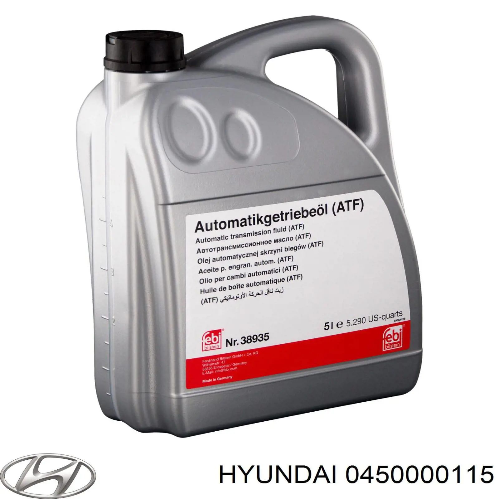 Aceite caja de cambios 0450000115 Hyundai/Kia