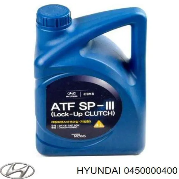 Hyundai/Kia ATF SP-III Semi sintetico 4 L Aceite transmisión (0450000400)