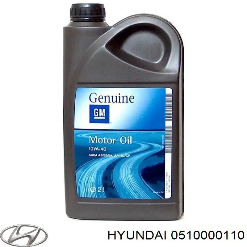 Hyundai/Kia Super Extra Gasoline Semi sintetico 5W-30 CF-3|SL 1 L Aceite transmisión (0510000110)