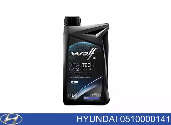 Aceite de motor 0510000141 Hyundai/Kia