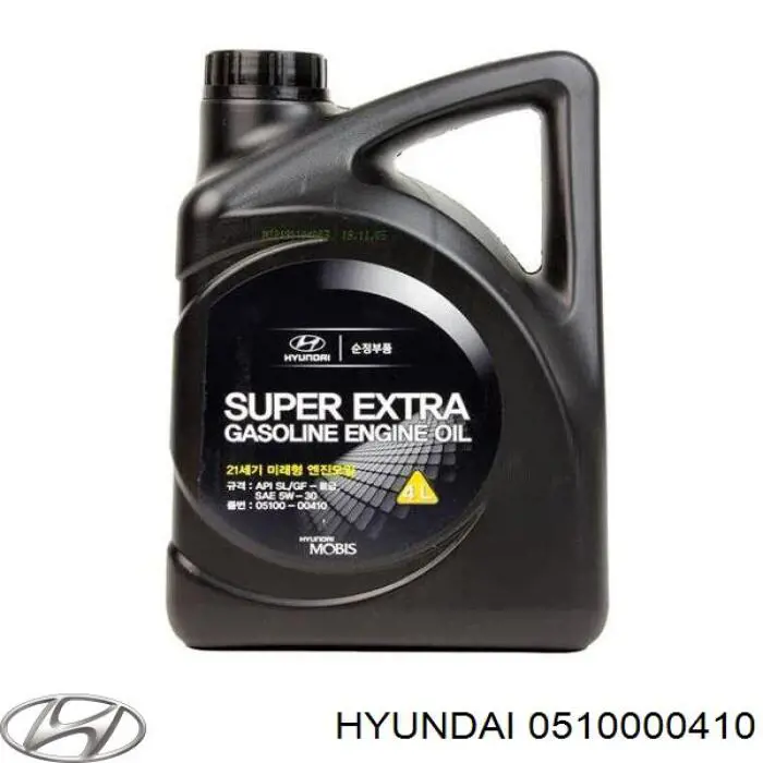 Hyundai/Kia Super Extra Gasoline Semi sintetico 4 L (0510000410)