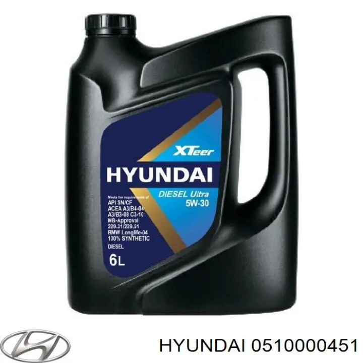 Aceite de motor 0510000451 Hyundai/Kia