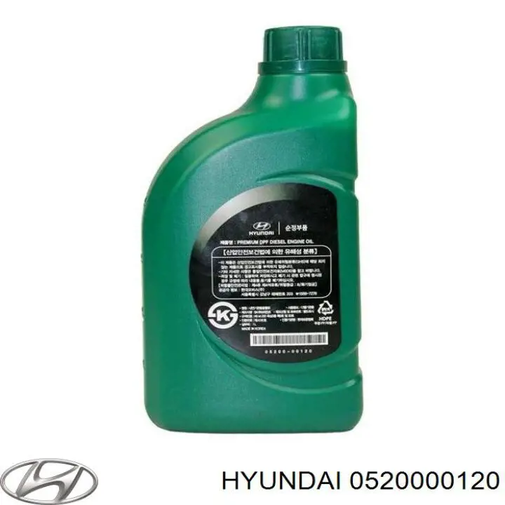 Aceite de motor 0520000120 Hyundai/Kia