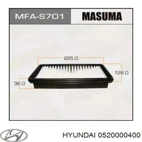 0520000400 Hyundai/Kia Aceite