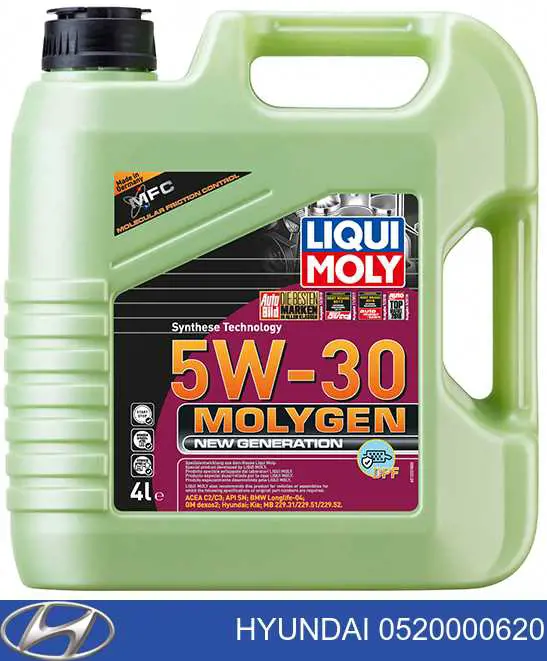 Aceite motor Hyundai/Kia 520000620 precio, desde 20,50 EUR