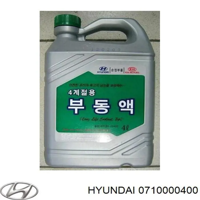 Liquido refrigerante 0710000400 Hyundai/Kia
