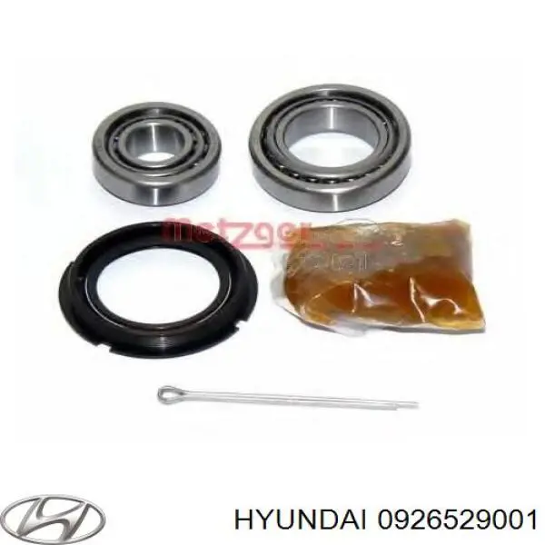 0926529001 Hyundai/Kia cojinete de rueda trasero interior