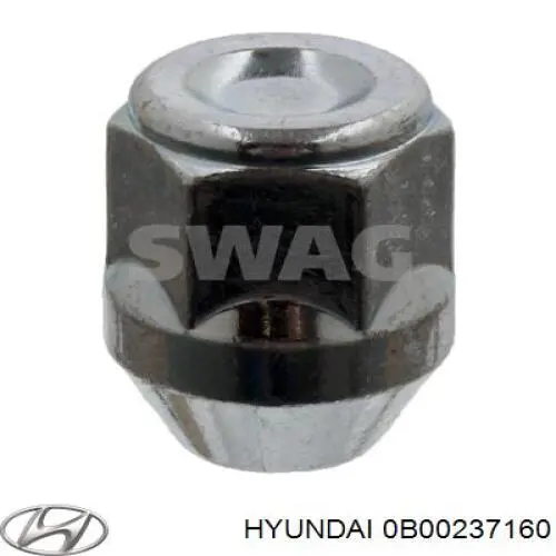 Tuerca seguridad de rueda Hyundai/Kia 0B00237160 precio, desde 3,02 EUR