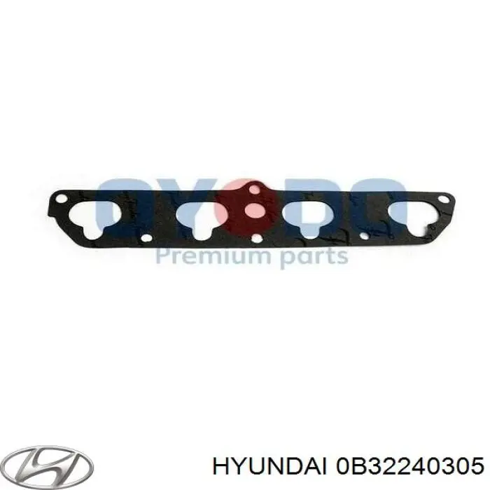 0B32240305 Hyundai/Kia junta, tubo de escape silenciador