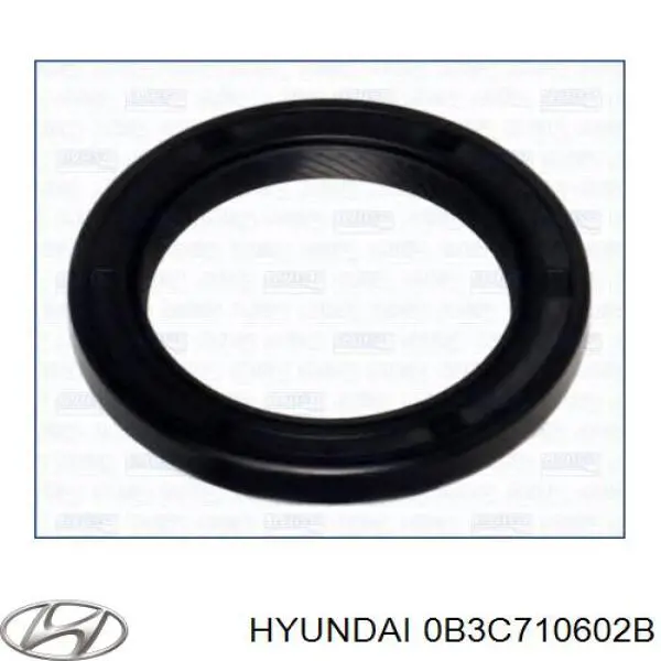 0B3C710602B Hyundai/Kia anillo retén, cigüeñal frontal