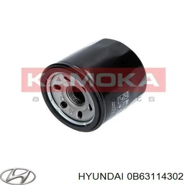 Filtro de aceite motor Hyundai/Kia 0B63114302