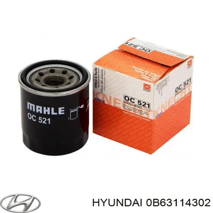 Comprar 0B63114302 Hyundai/Kia Filtros de aceite