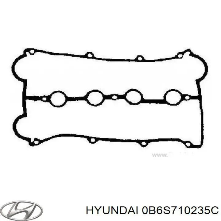 0B6S710235C Hyundai/Kia junta tapa de balancines