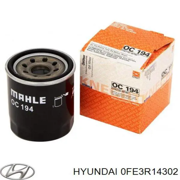 Filtro de aceite 0FE3R14302 Hyundai/Kia