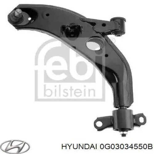 Rótula inferior de suspensión 0G03034550B Hyundai/Kia