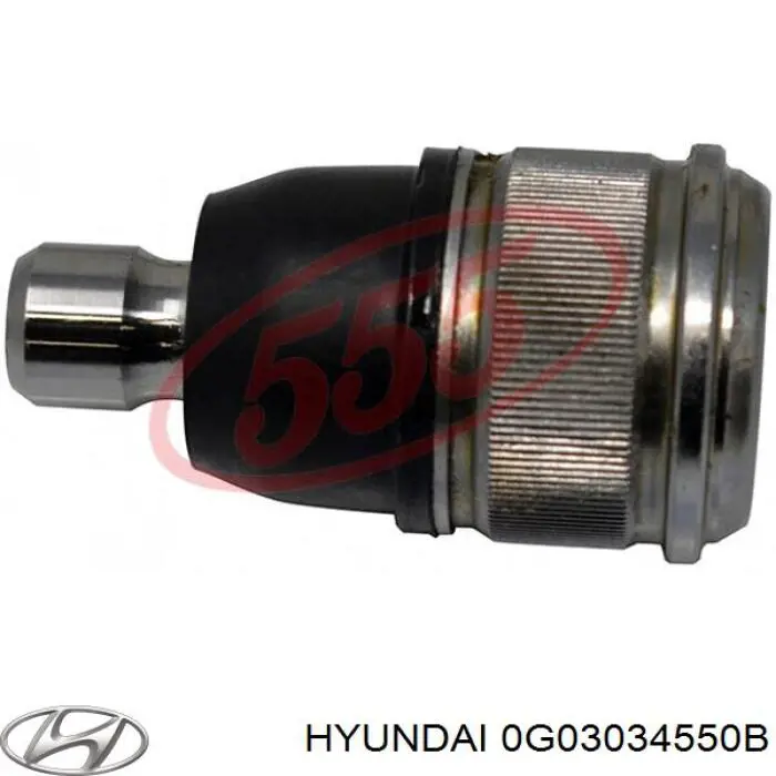 Rótula inferior de suspensión Hyundai/Kia 0G03034550B