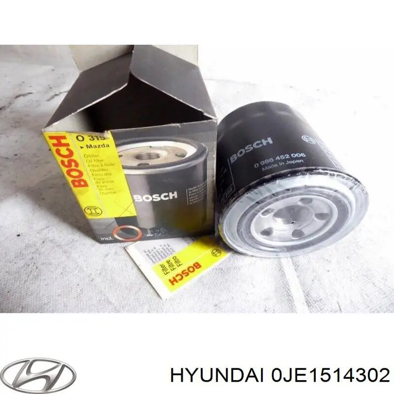 Comprar 0JE1514302 Hyundai/Kia Filtros de aceite