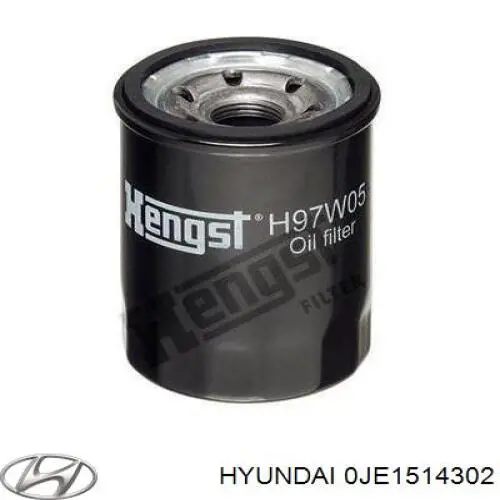 Comprar 0JE1514302 Hyundai/Kia Filtros de aceite