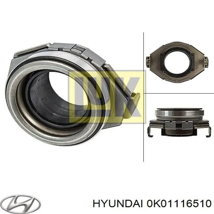 0K01116510 Hyundai/Kia cojinete de desembrague