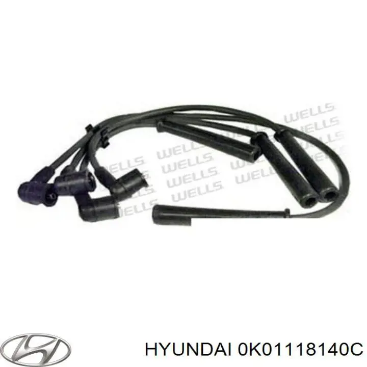 0K01118140C Hyundai/Kia cables de bujías