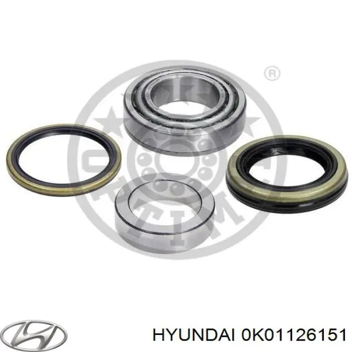Cojinete de rueda 0K01126151 Hyundai/Kia
