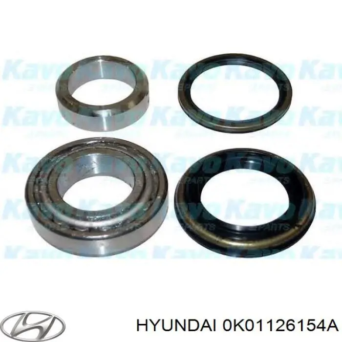 0K01126154A Hyundai/Kia sello de aceite cubo trasero