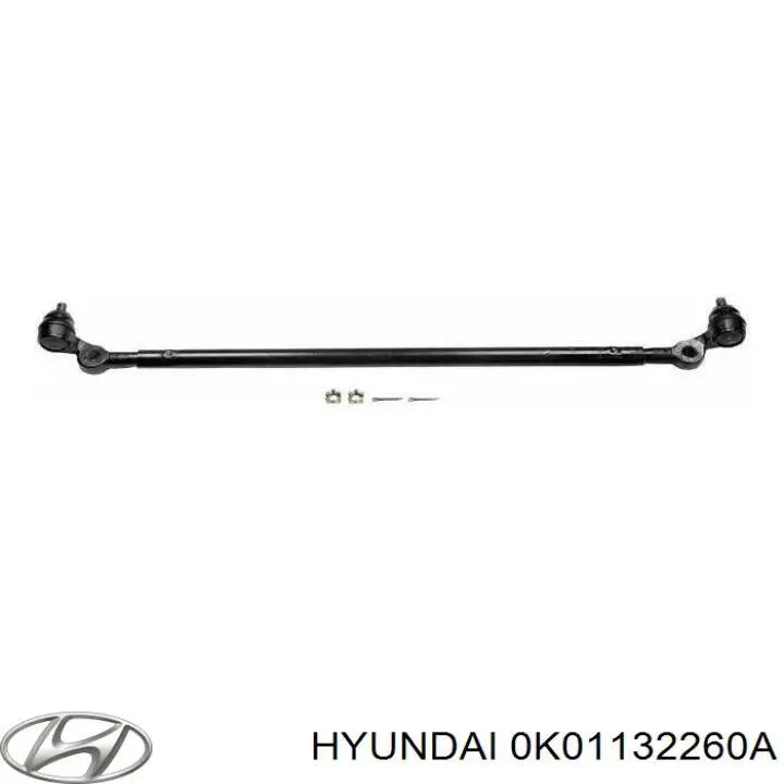 0K01132260A Hyundai/Kia barra de acoplamiento central