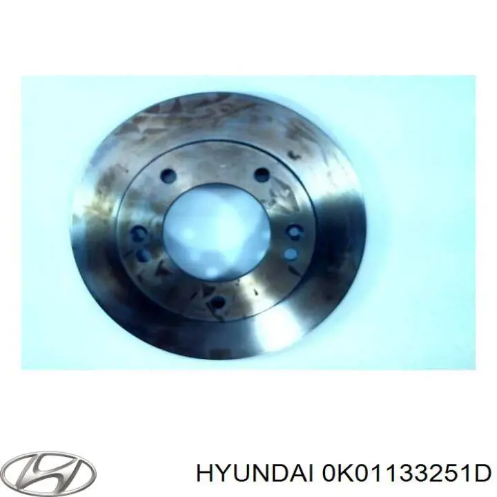 Disco de freno 0K01133251D Hyundai/Kia